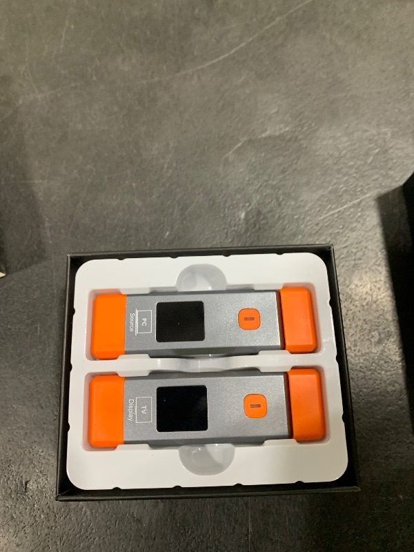 Photo 1 of Wireless HDMI Transmitter and Receiver 328ft/100m Extender 4K Decode Input 1080P Output Plug&Play Portable 2.4G/5.8G for Video and Audio to Monitor from PC/Projector/TV Box,with LED Display