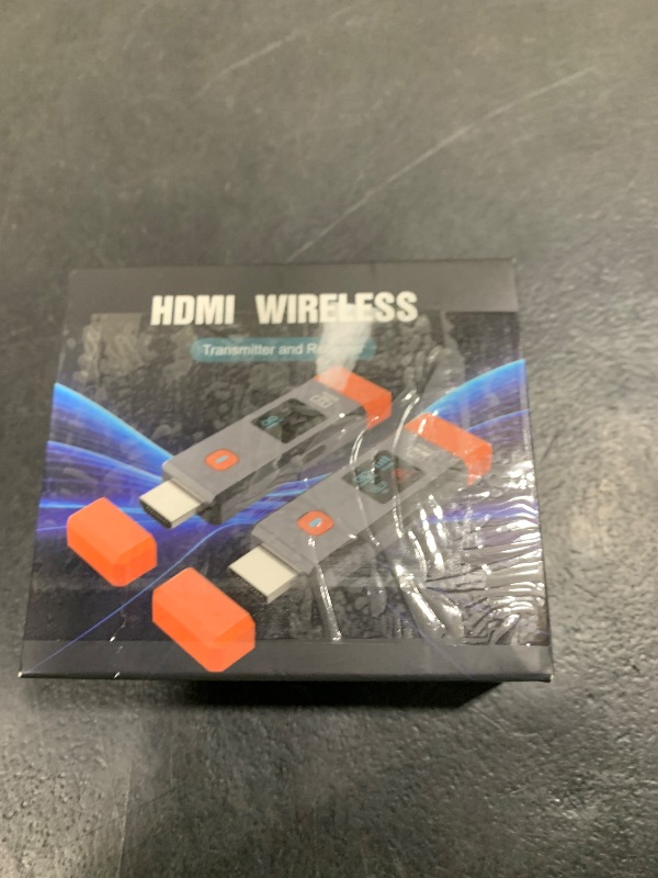 Photo 1 of Wireless HDMI Transmitter and Receiver 328ft/100m Extender 4K Decode Input 1080P Output Plug&Play Portable 2.4G/5.8G for Video and Audio to Monitor from PC/Projector/TV Box,with LED Display