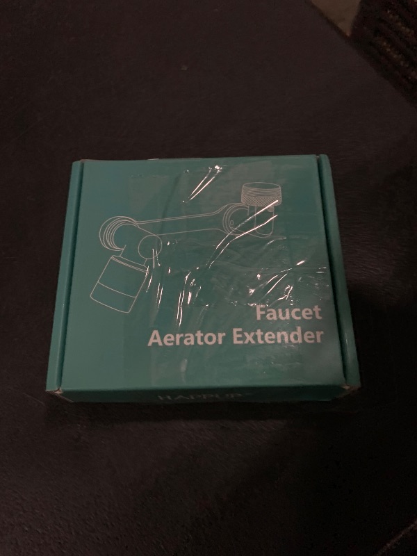 Photo 1 of 1080°Swivel Faucet Extender with Filter, Sink Water Faucet Aerator Extension in Brass, Swivel Robotic Arm Bathroom Faucet Extender, Kitchen Rotating Extension with 2 Mode Splash