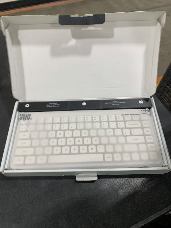 Photo 1 of nuphy Node75 Wireless Mechanical Keyboard, 75% Hot Swappable Custom Low Profile Keyboard, 84 Keys Computer Gaming Keyboards, Supports Touch Gestures, PBT Keycaps, RGB Backlit, Bluetooth/2.4GHz/USB-C