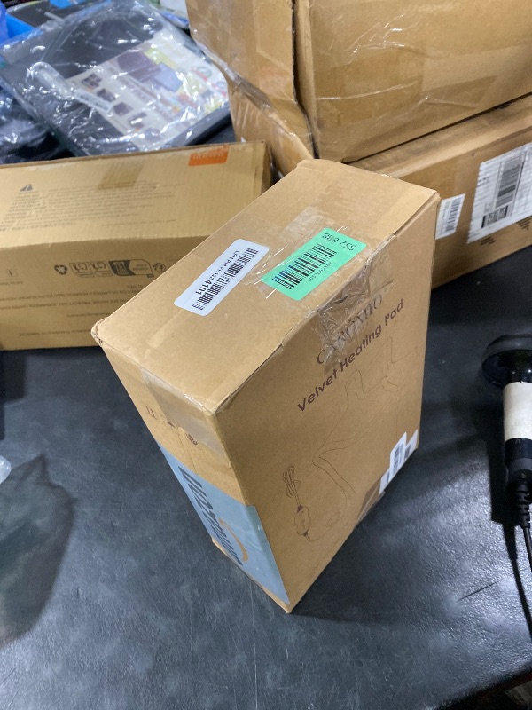 Photo 1 of CAROMIO Heating Pad for Neck and Shoulders Back Pain Relief, Electric Weighted Heating Pads with Auto Shut Off Large, Full Body Back Heat Pad Fast Heating, 4 Temperature Settings (Navy Blue, 33"x22")