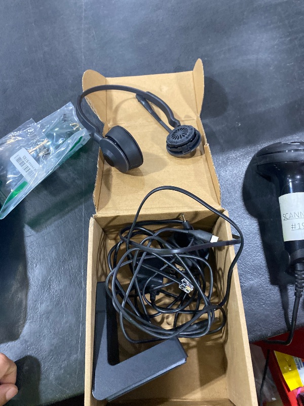 Photo 1 of Jabra Engage 65 SE (Second Edition) Wireless Headset, Dual-Ear – Telephone Headset with Industry-Leading Wireless Performance, Advanced Noise-Cancelling Microphone, All Day Battery Life - Black