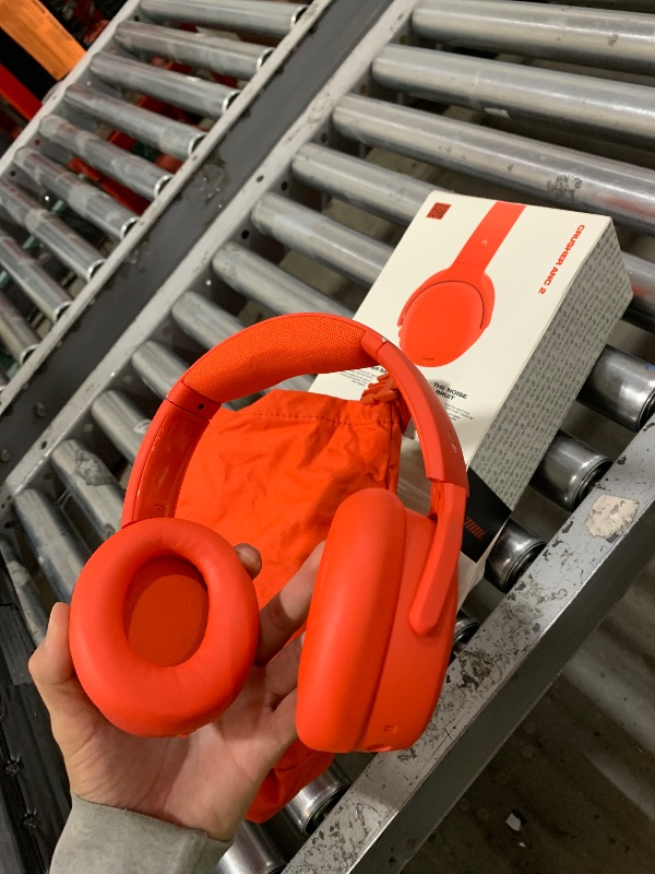 Photo 1 of Skullcandy Crusher ANC 2 Wireless Over-Ear Bluetooth Headphones with Multi-Sensory Bass, Active Noise Cancelling, Up to 60 Hours Battery, Microphone for iPhone Android - Plasma