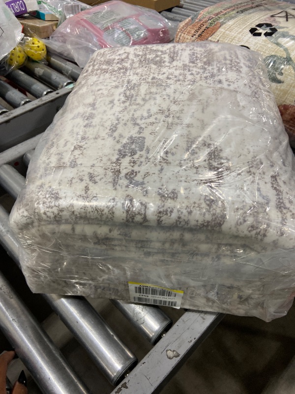 Photo 1 of 8x10 Living Room Bedroom Rugs Large Modern Abstract Area Rug Machine Washable Black Soft Rug, Anti-Skid Non-Shedding Floor Carpet for Dining Room Home Office Decor