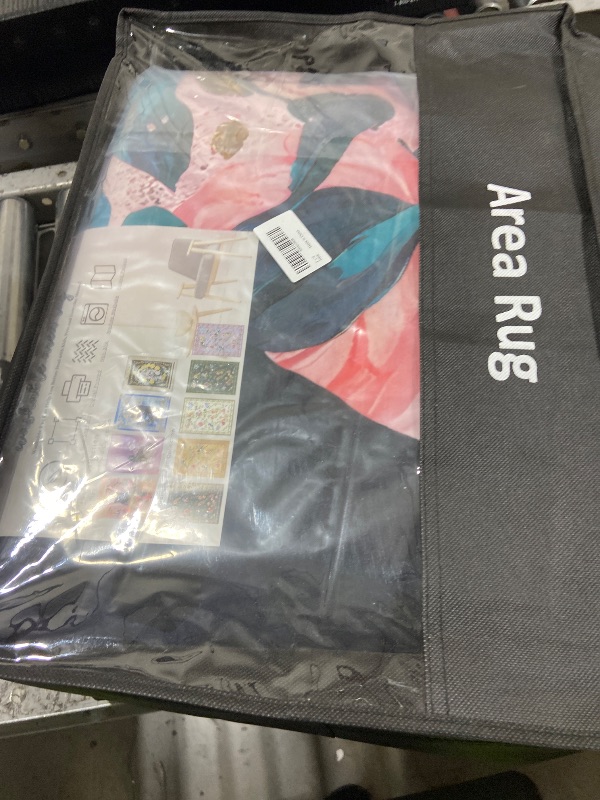 Photo 1 of Vowkten Area Rugs 8x10 Rug for Living Room Clearance Washable Retro Lavish Leopard Non Slip Floral Animal Vintage Low Pile Large Rug for Living Room, Bedroom, Farmhouse, Dining Room, Kids Playroom