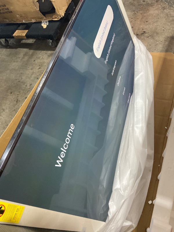 Photo 1 of Hisense 55-Inch Class QLED 4K S7N CanvasTV Series Dolby Vision HDR Google Smart TV (55S7N) - 144Hz, Art Mode, Anti-Glare Panel, Hi-Matte Display, Frame & UltraSlim Wall Mount Included