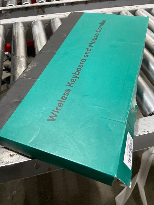 Photo 1 of COVEVA Wireless Keyboard and Mouse Combo, Ergonomic Keyboard with Wrist Rest, 2.4Ghz Wireless Connection, Compatible with PC/Laptop/Windows/Mac for Home and Office Use (White Milk Tea)