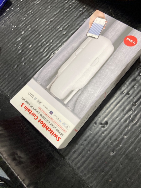 Photo 1 of SwitchBot Automatic Curtain Opener - Bluetooth Remote Control Smart Curtain with App, Upgraded High-Performance Motor, Add SwitchBot Hub to Work with Alexa, Google Home, HomeKit