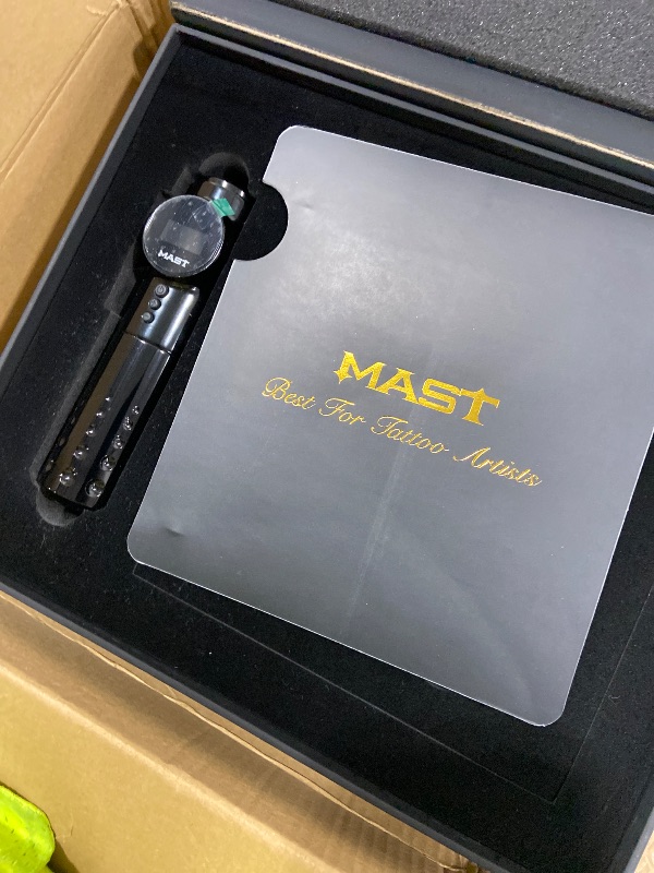 Photo 1 of Mast Archer Wireless Tattoo Machine Rotary Tattoo Gun Pen Style Supply Coreless Motor 2,000mAh Battery Power 4.2mm Stroke Black