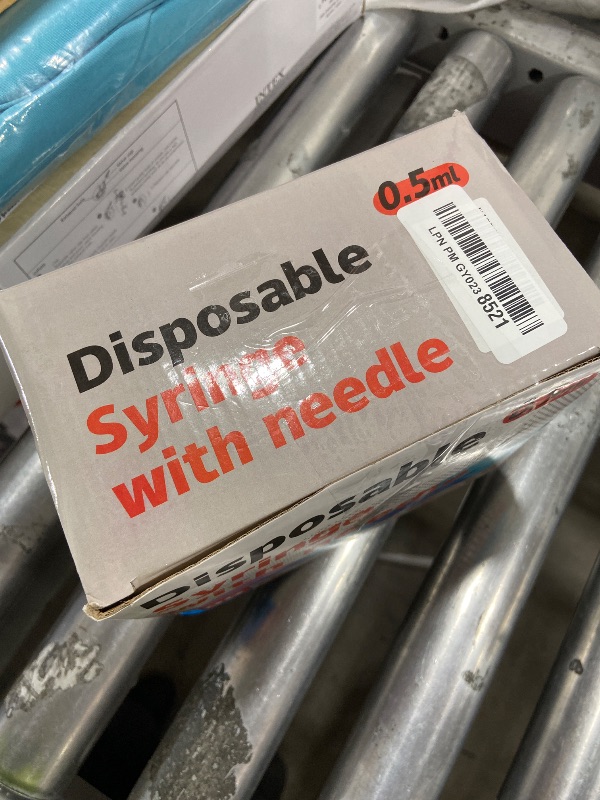 Photo 1 of 0.5ML Syringe, Lab Supplies Syringes 31G 5/16 Inch, Individually Wrapped, Pack of 100