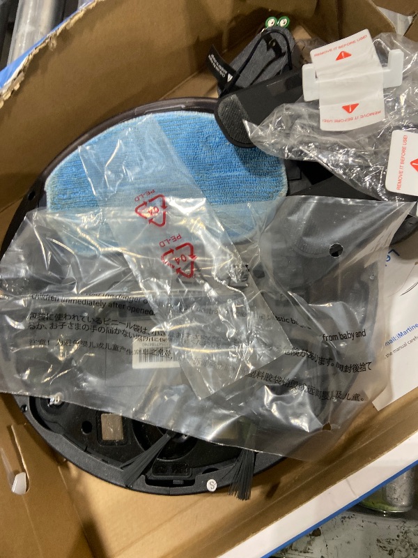 Photo 1 of Robot Vacuum and Mop Combo, 2 in 1 Robotic Vacuums Cleaner with WiFi/App, Robot Vacuum with Water Tank, Strong Suction, Schedule, Self-Charging, Quiet, for Hard Floor, Pet Hair, Low Pile Carpet