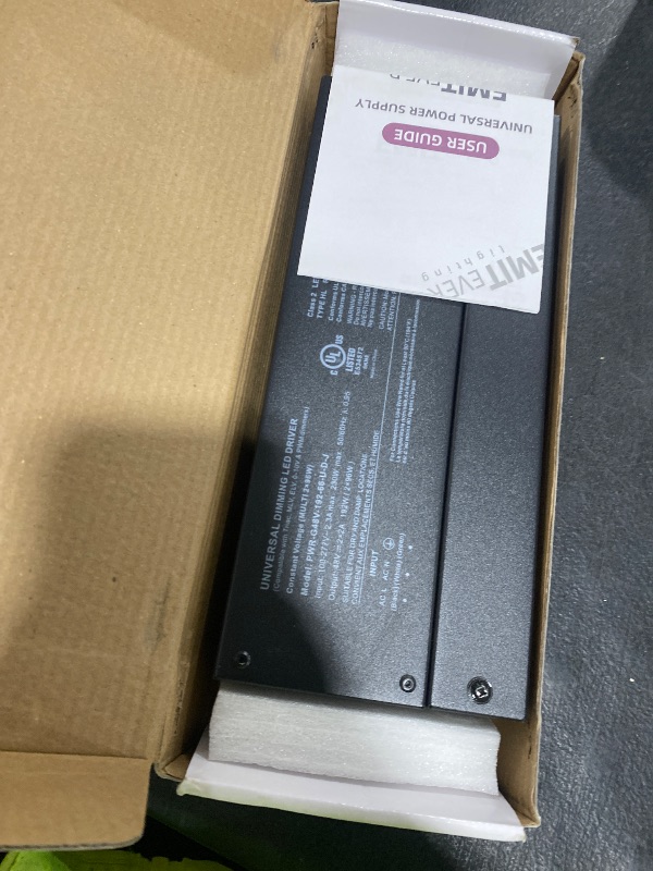 Photo 1 of EMITEVER Dimmable LED Driver, 48V 192W 5-in-1 Dimmable Power Supply,2-Channels AC to DC Transformer for LED Light, Compatible with Lutron and Leviton Dimmer, Waterproof IP67 and UL Listed, Class 2