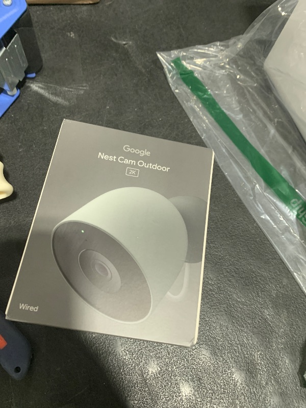 Photo 1 of Google Nest Cam Outdoor (Wired, 2nd Gen) - Security Camera with 2K Video and Gemini, Night Vision, 2-Way Audio - Works with Google Home - 2025 Model - Hazel