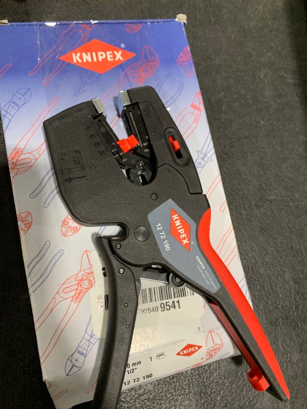 Photo 1 of Knipex NexStrip Multi-Tool for Electricians with non-slip plastic grips 190 mm 12 72 190