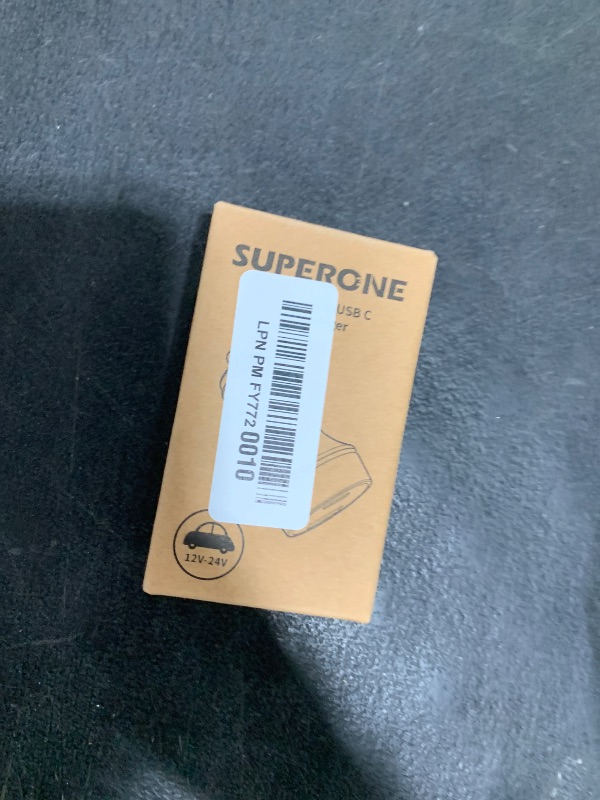 Photo 1 of [Pure Copper] USB C Car Charger, SUPERONE 45W Dual USB Car Charger Adapter with 27W/20W PD Port, Fast QC3.0 LED Voltmeter for iPhone 17 16 15 14 Max/Pro/Plus/Mini, Pixel 9/8/7, Samsung S25/S24 More