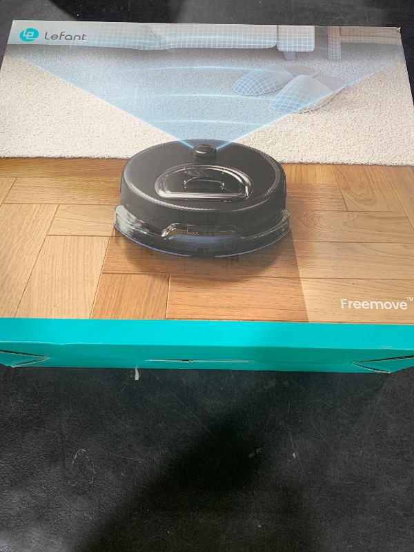Photo 1 of Lefant LiDAR Robot Vacuum and Mop, Smart Mapping and Obstacle Avoidance, Tangle-Free Pet Hair, 2.4G/5G WiFi App Control, Slim Design for Wider Coverage, Carpet Detection, M330 Pro, Grey