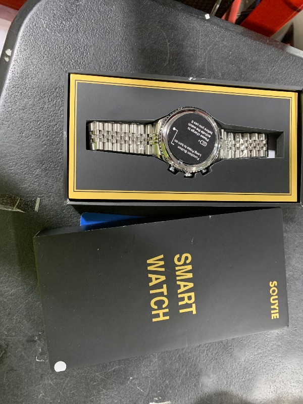 Photo 1 of SOUYIE 2026 Smart Watch for Men Answer/Make Call for Android iPhone, 1.32" AMOLED HD Screen Mens Luxury Watch, 1st Heavy Duty Smartwatch Heart Rate Blood Oxygen Blood Pressure Sleep Monitor Pedometer