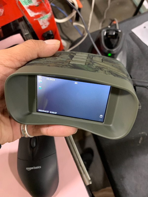 Photo 1 of HEXEUM Night Vision Goggles - 4K Night Vision Binoculars for Adults, 3'' HD Screen Binoculars can Save Photo and Video with 32GB TF Card, Camouflage, NV4000C