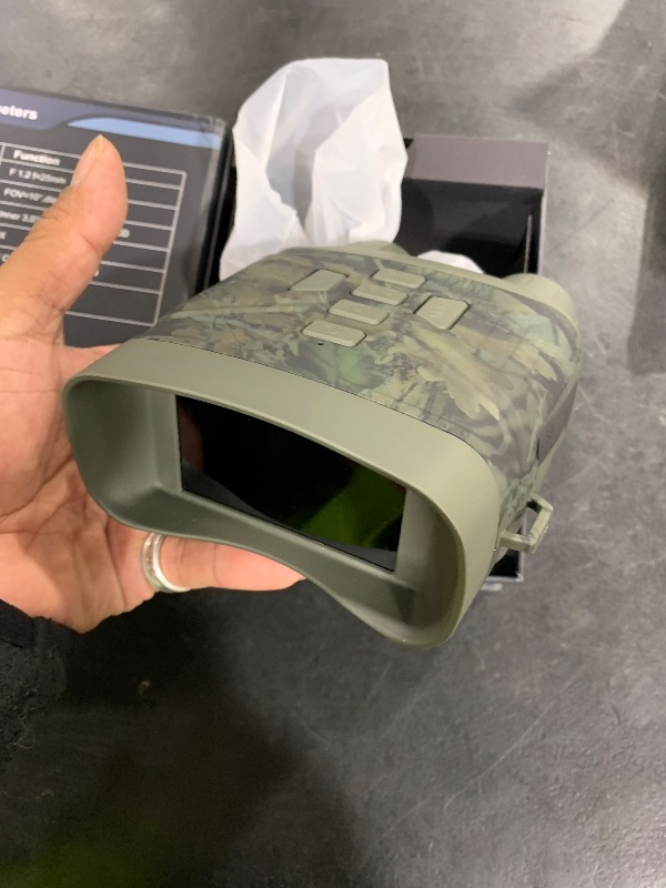 Photo 1 of HEXEUM Night Vision Goggles - 4K Night Vision Binoculars for Adults, 3'' HD Screen Binoculars can Save Photo and Video with 32GB TF Card, Camouflage, NV4000C