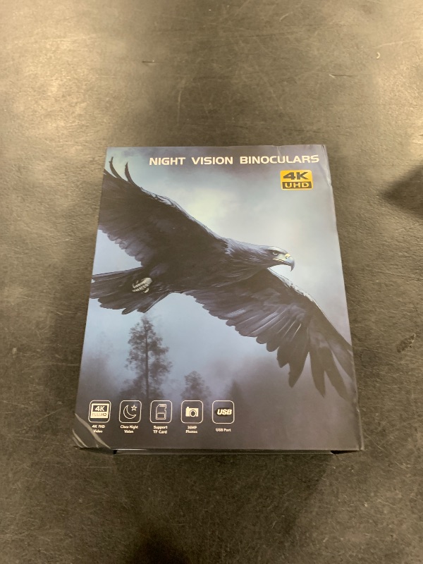 Photo 1 of HEXEUM Night Vision Goggles - 4K Night Vision Binoculars for Adults, 3'' HD Screen Binoculars can Save Photo and Video with 32GB TF Card, Camouflage, NV4000C