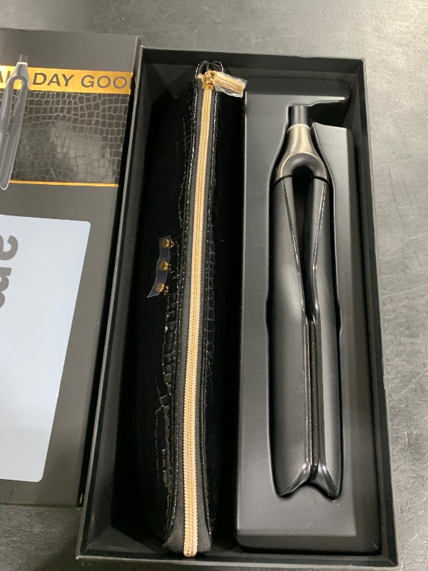 Photo 1 of ghd Chronos Max Professional Wide Plate Flat Iron, Black, 85% Larger Plates, HD Motion-Responsive Technology, 365°F, for Long, Thick, or Curly Hair, Festive Gift Set