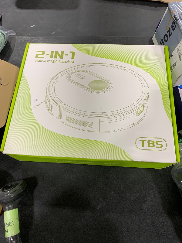 Photo 1 of XIEBro Robot Vacuum and Mop, 2 in 1 Vacuuming & Mopping Robot, 3200Pa Max Suction, Quiet, H8W