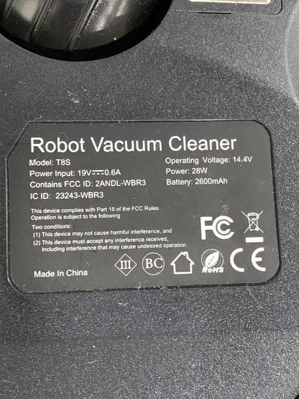 Photo 1 of XIEBro Robot Vacuum and Mop, 2 in 1 Vacuuming & Mopping Robot, 3200Pa Max Suction, Quiet, H8W