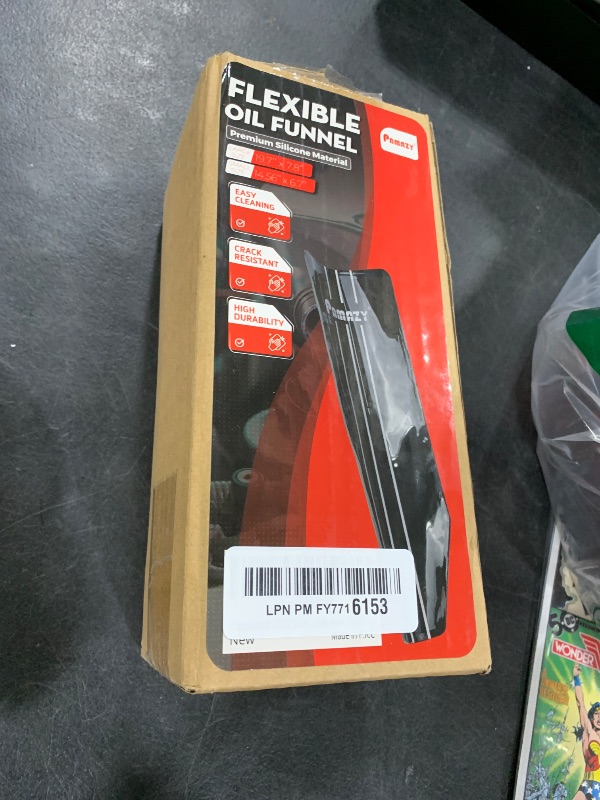 Photo 1 of [Upgraded] 2PCS Silicone Flexible Oil Funnel Reusable, Large Size General Oil Change Draining Tool Spill-Free Foldable Oil Filter Moldable Drain Funnel for Oil Change, Spill-Free Oil Filling