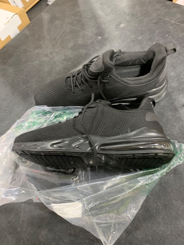 Photo 1 of LARNMERN Men Non Slip Work Sneakers Water Resistant Food Service Zapatos Trabajo Antideslizantes Walking Shoes Waterproof Shoes Slip-on, Black 13 Wide