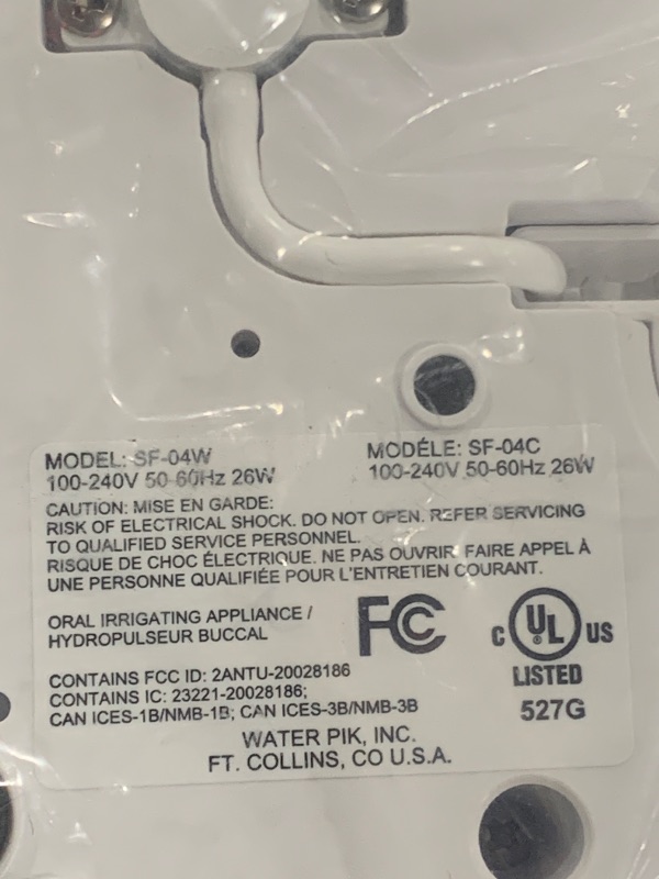 Photo 1 of Waterpik Sonic-Fusion 2.0 Professional Flossing Electric Toothbrush with Water Flosser Combo Two In One, For Daily Gum Care and Cleaning Teeth, Braces, Implants, White SF-04CD010-1, Packaging May Vary