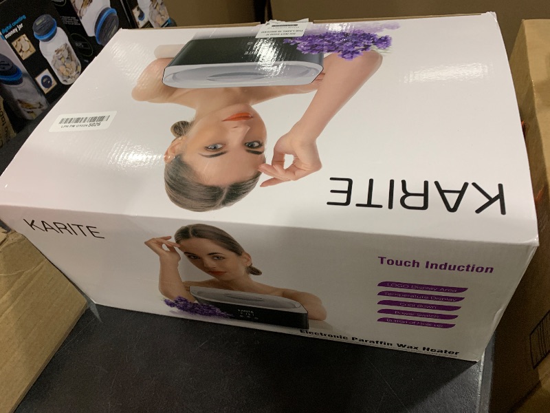 Photo 1 of Paraffin Wax Machine for Hand and Feet - Karite Paraffin Wax Bath 4000ml Paraffin Wax Warmer Moisturizing Kit Auto-time and Keep Warm Paraffin Hand Wax Machine