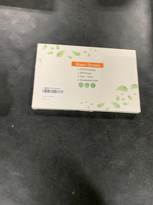 Photo 1 of 10 Pcs Reusable Bent Short Glass Straws,6''x10 mm Colorful Cocktail Glass Straws Shatter Resistant with 2 Cleaner Brush for Whiskey,Coffee,Juice,Soda Drinks,Teas