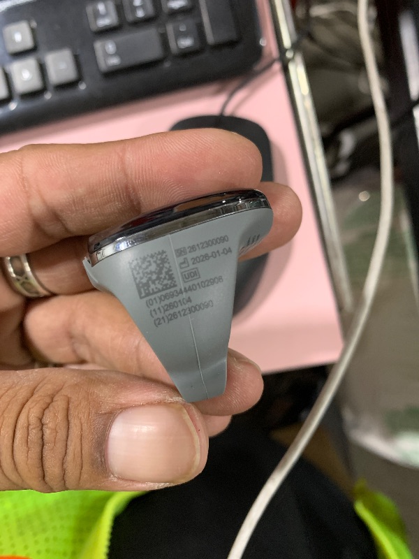 Photo 1 of Wellue O2Ring-S Oxygen Monitor for Small Fingers | Rechargeable Pulse Oximeter, Continuous Blood Oxygen & Pulse Rate Tracking with Vibration Reminder | 24 hrs Battery Life, 4 * 10 Hours Data Storage