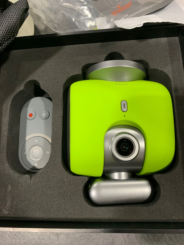 Photo 1 of XbotGo Chameleon AI Auto Sports Action Camera - 4K 60FPS Soccer Camera and Basketball Tracking Camera for Team Sports, Live Streaming, No Subscription, Works with iOS & Android (Lemon Green)