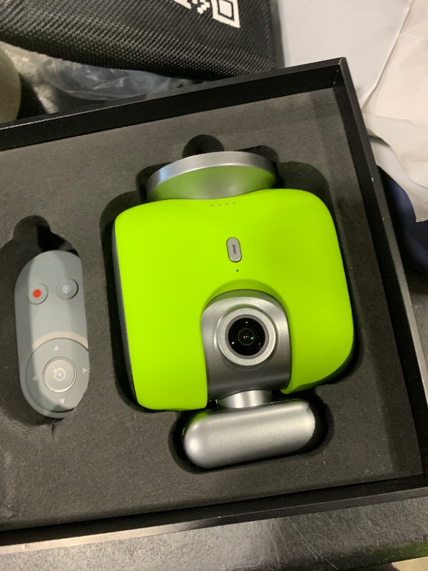 Photo 1 of XbotGo Chameleon AI Auto Sports Action Camera - 4K 60FPS Soccer Camera and Basketball Tracking Camera for Team Sports, Live Streaming, No Subscription, Works with iOS & Android (Lemon Green)