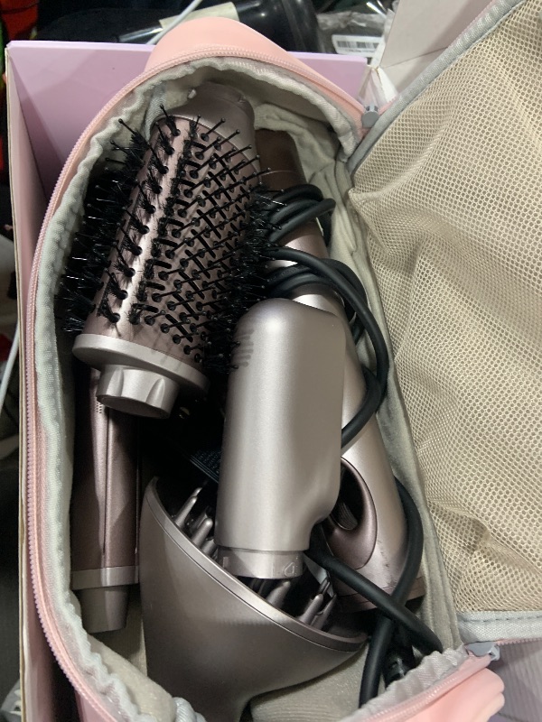 Photo 1 of MESCOMB Upgraded Infrared 6 in 1 Hot Air Styler Wrap- Dual Voltage Hair Dryer| Fast Drying & No Heat Damage, Professional Multi-Styler for Curling, Volumizing & Smooth Straightening (100V-240V),Purple