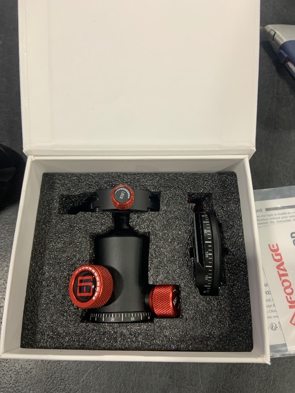 Photo 1 of IFOOTAGE Komodo MP30 Ball Head,Metal 360° Rotating Ball Head with Panoramic Quick Release Plate, Compatible with Digital SLR?Load 22lbs?
