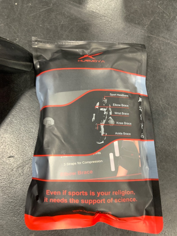 Photo 1 of Hurmoya Elbow Brace Comfortable Night Sleep, Cubital Tunnel Syndrome, Ulnar Nerve Entrapment with Compression Sleeve Immobilizer, 2 Removable Metal Splints Pain Relief for Men and Women (M)