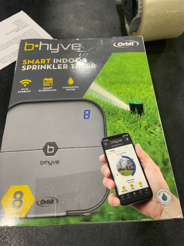 Photo 1 of Orbit 57925 B-hyve 8-Zone Smart Indoor Sprinkler Controller