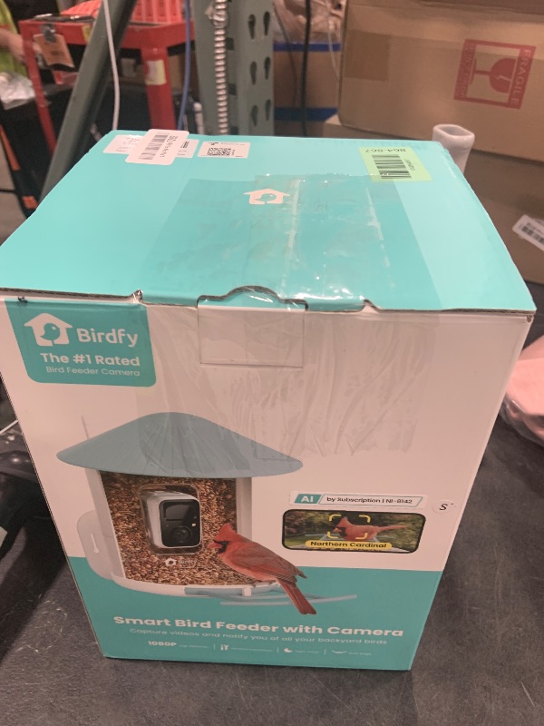 Photo 1 of NETVUE by Birdfy Smart Bird Feeder with 2K HD AI Camera Solar Powered, Wireless Wildbird Watching, Live Stream&Color Night Vision, Auto-Capture & Notify, Free Cloud Storage(AI by Subscription)