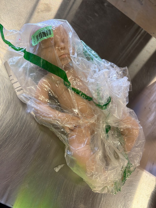 Photo 2 of OCSDOLL 21 Inch 9 Lbs Maddie Girl Full Body Platinum Soft Silicone Reborn Doll - Realistic Lifelike Newborn Girl Doll Can Open Mouth Anatomically Correct Weighted Babies