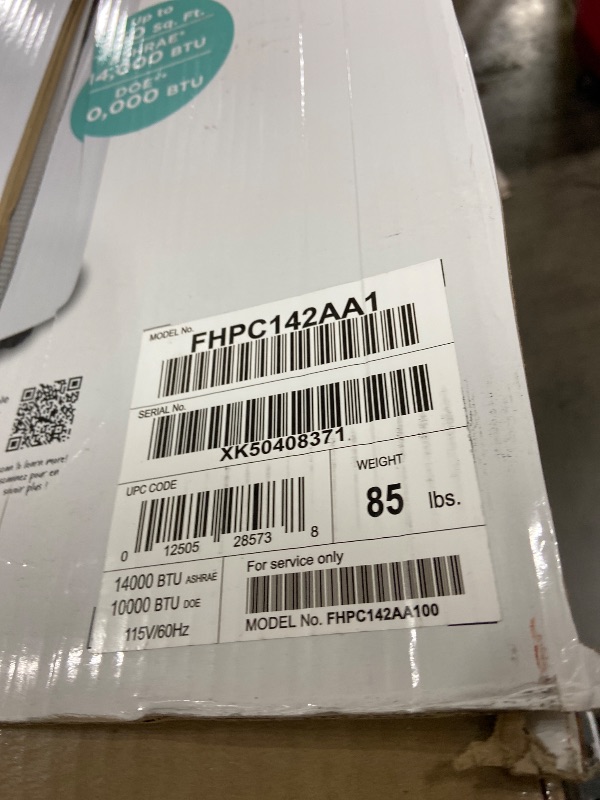 Photo 1 of Frigidaire 14k Portable w/Wifi