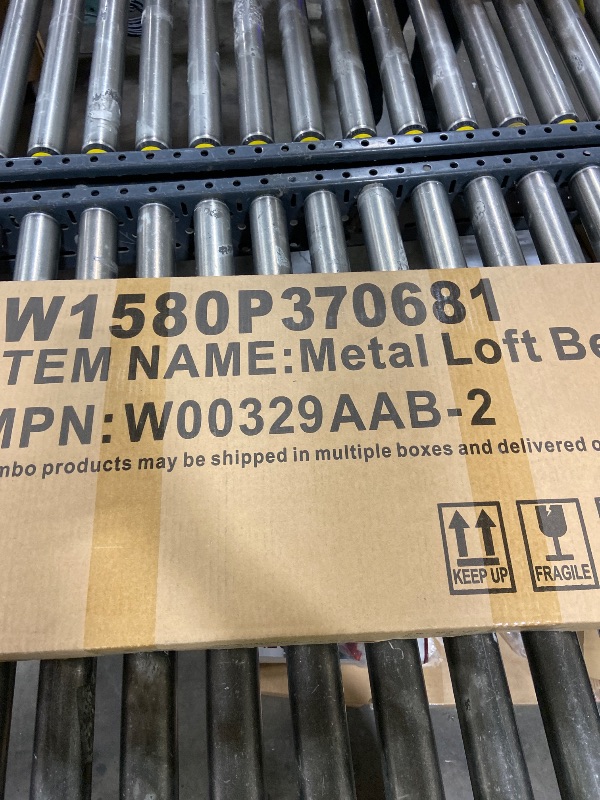 Photo 1 of METAL LOFT BED FRAME 