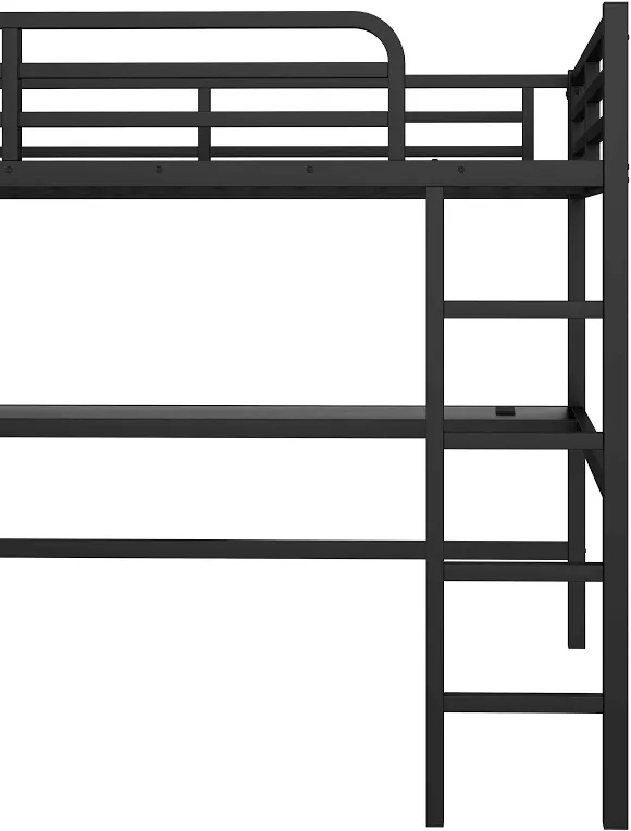 Photo 1 of METAL LOFT BED FRAME 