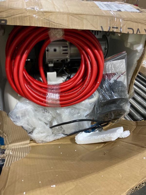 Photo 1 of Ultra Quiet Air Compressor, Only 68dB, 8 Gallon Tank, Oil-Free, 110V/60Hz 2.15HP, 9.04CFM@115PSI, Air Compressor Perfect for Spray Painting, Auto Repair, Tire inflation, Woodwork nailing