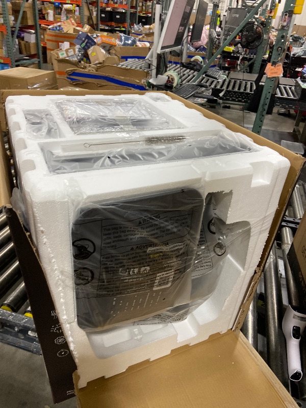 Photo 1 of GE Profile™ Smart Indoor Pellet Smoker, with Active Smoke Filtration, 5 Smoke Control Settings, WiFi Connected, Electric, Countertop BBQ Appliance, Black