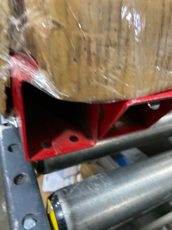 Photo 1 of Garvee 2 Ton Hydraulic Engine Hoist 4400LB Heavy Duty Foldable Crane 6 Casters Leveler for Garage Auto Repair, Red