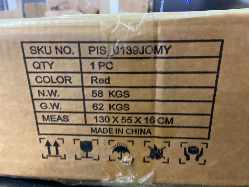 Photo 1 of Garvee 2 Ton Hydraulic Engine Hoist 4400LB Heavy Duty Foldable Crane 6 Casters Leveler for Garage Auto Repair, Red