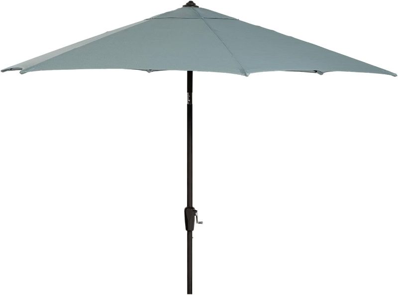 Photo 1 of Hanover Montclair 9' Market Outdoor Umbrella in Ocean Blue
