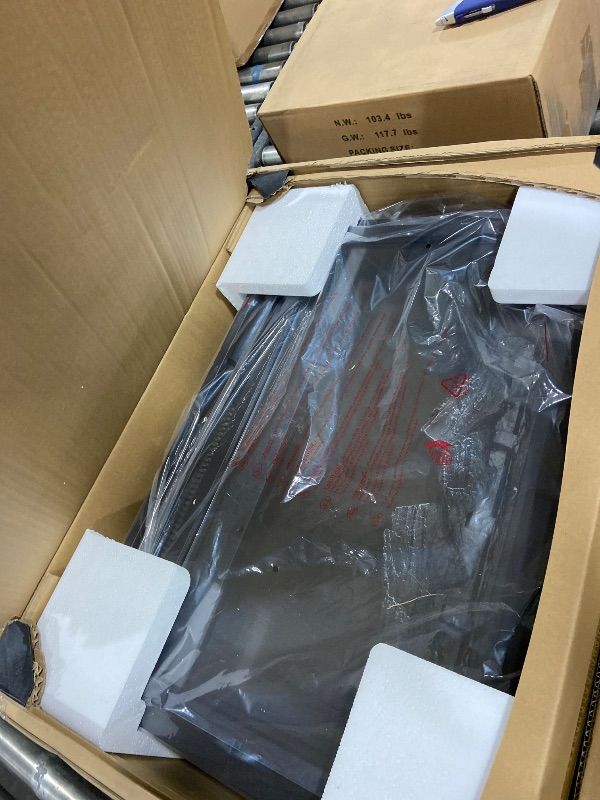 Photo 1 of Hanover Drexel 34'' Electric Fireplace Mantel with Deep Log Display and Realistic Multi-Color Flames, Modern Fireplace Heater Console for Home and Office with Remote Control in White